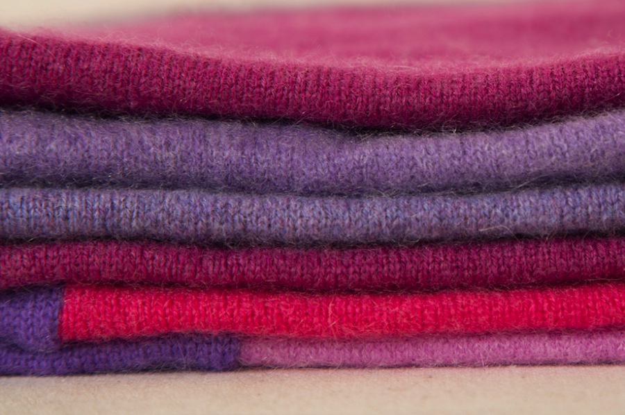 Turtle Doves stack of neck warmers